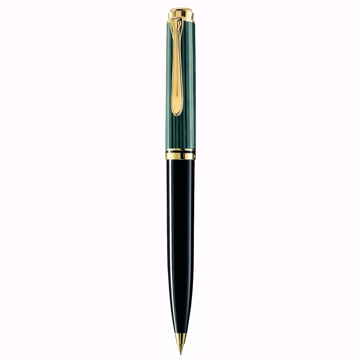 Pelikan Souveran D600 Black/Green Mechanical Pencil (0.7 MM) 979526 - SCOOBOO - PEP_SVRN_D600_BLKGRN_MP07_979526 - Mechanical Pencil