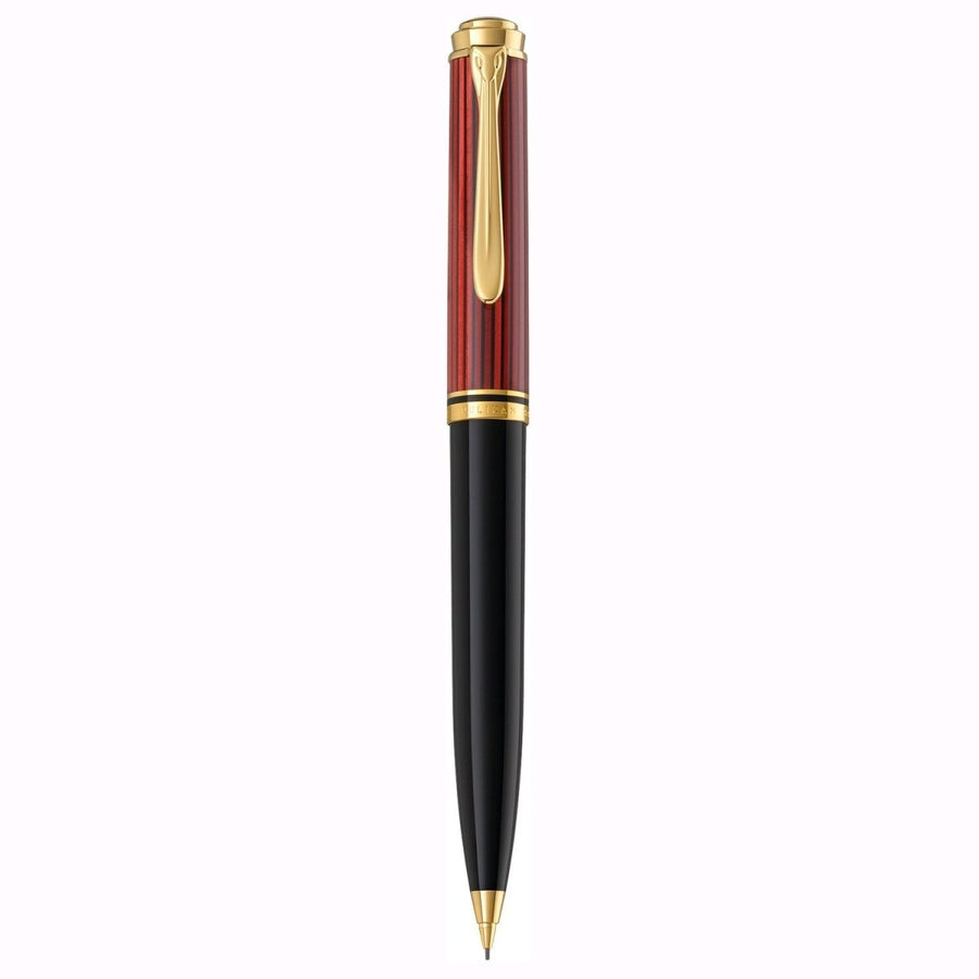 Pelikan Souveran D600 Black/Red Mechanical Pencil (0.7 MM) 928952 - SCOOBOO - PEP_SVRN_D600_BLKRED_MP07_928952 - Mechanical Pencil