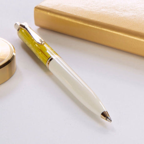 Pelikan Souveran K400 White Tortoiseshell Ballpoint Pen 935379 - SCOOBOO - PEP_SVRN_K400_WHT_TORSHL_BP_935379 - Ballpoint Pen