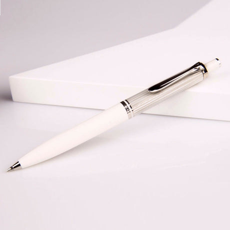 Pelikan Souveran K405 Silver/White Ballpoint Pen 815499 - SCOOBOO - PEP_SVRN_K405_SLVWHT_BP_815499 - Ballpoint Pen