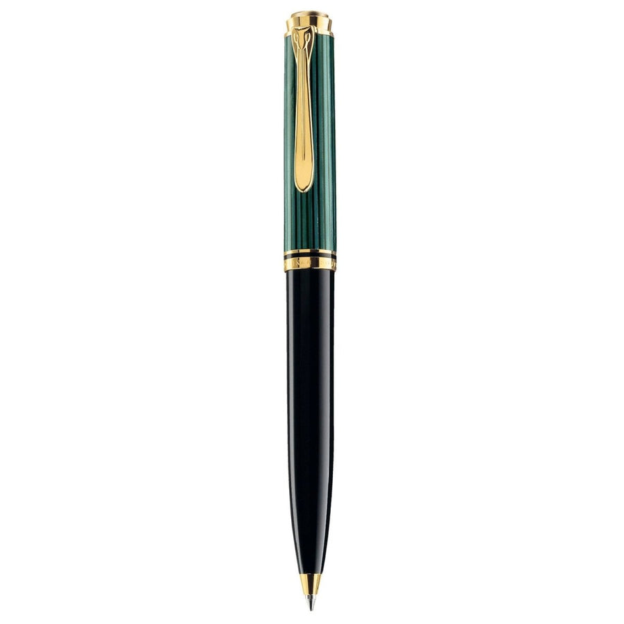 Pelikan Souveran K600 Black/Green Ballpoint Pen 979518 - SCOOBOO - PEP_SVRN_K600_BLKGRN_BP_979518 - Ballpoint Pen