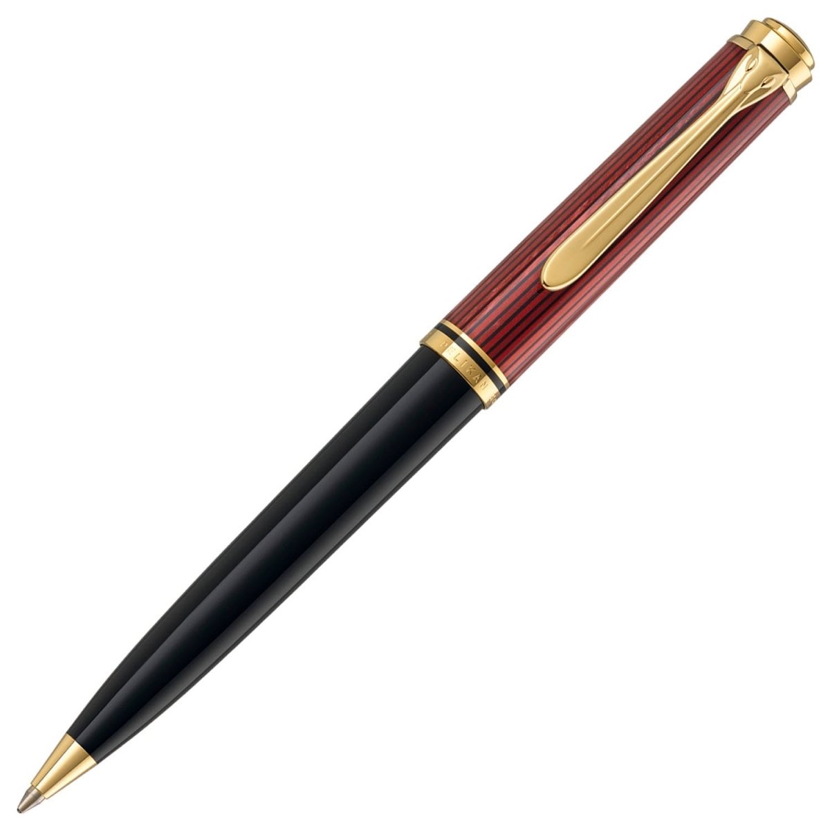 Pelikan Souveran K600 Black/Red Ballpoint Pen 928937 - SCOOBOO - PEP_SVRN_K600_BLKRED_BP_928937 - Ballpoint Pen