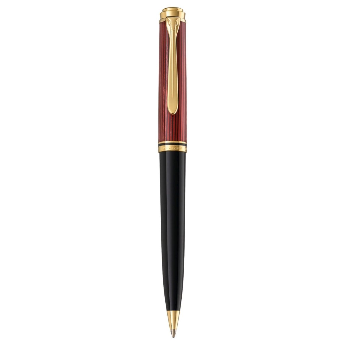 Pelikan Souveran K600 Black/Red Ballpoint Pen 928937 - SCOOBOO - PEP_SVRN_K600_BLKRED_BP_928937 - Ballpoint Pen