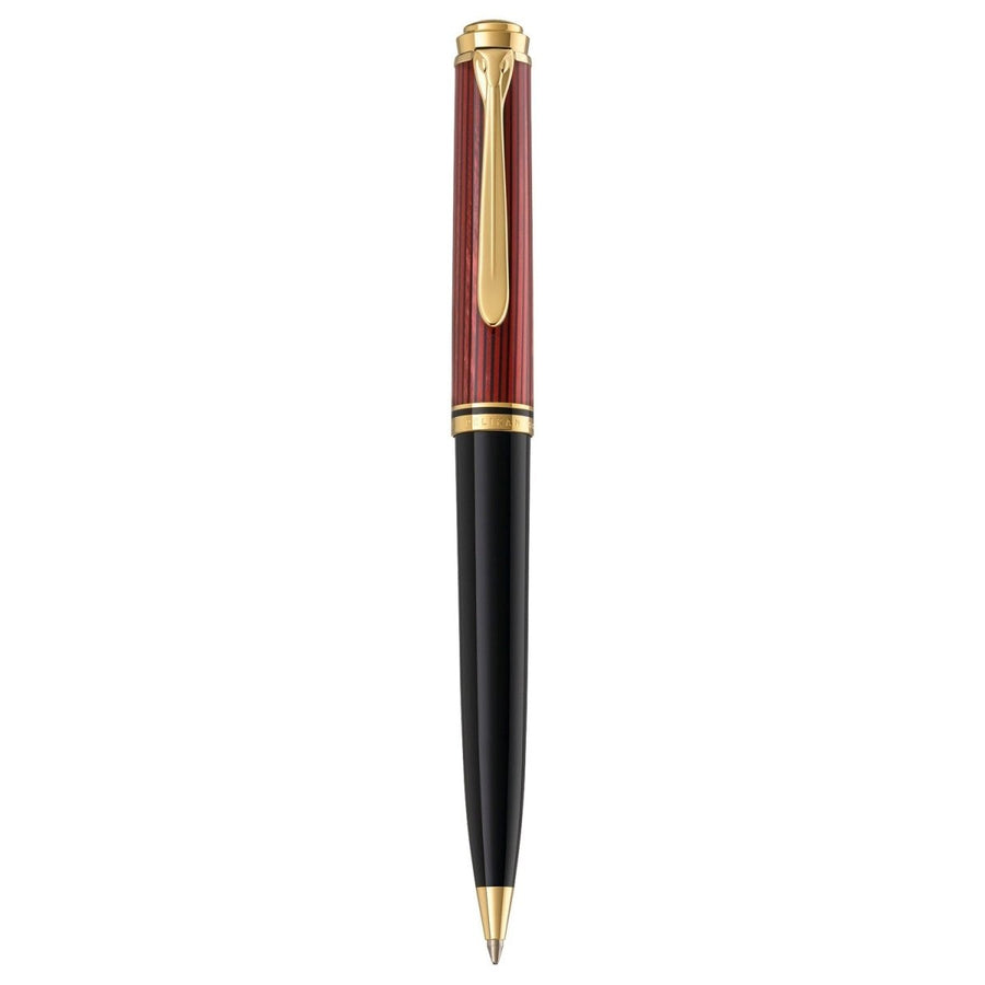 Pelikan Souveran K600 Black/Red Ballpoint Pen 928937 - SCOOBOO - PEP_SVRN_K600_BLKRED_BP_928937 - Ballpoint Pen