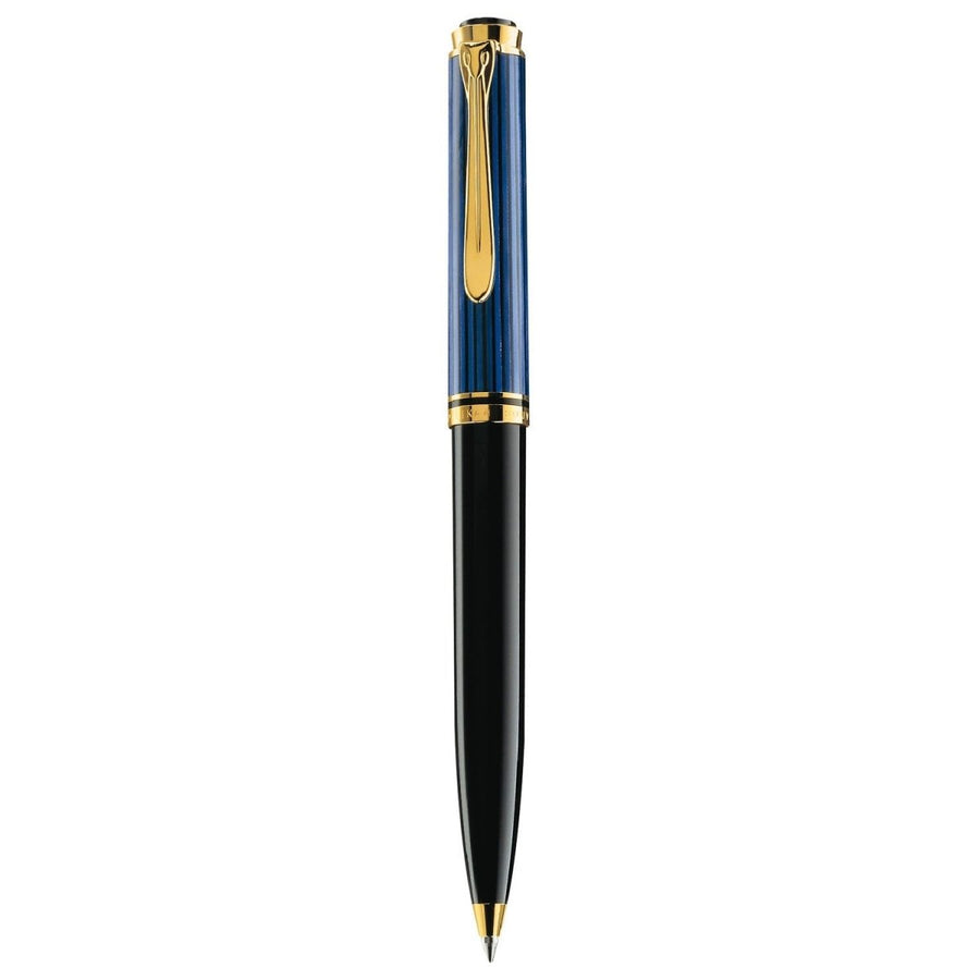 Pelikan Souveran K800 Black/Blue Ballpoint Pen 987842 - SCOOBOO - PEP_SVRN_K800_BLKBLU_BP_987842 - Ballpoint Pen