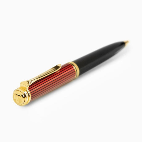 Pelikan Souveran K800 Black/Red Ballpoint Pen 816595 - SCOOBOO - PEP_SVRN_K800_BLKRED_BP_816595 - Ballpoint Pen