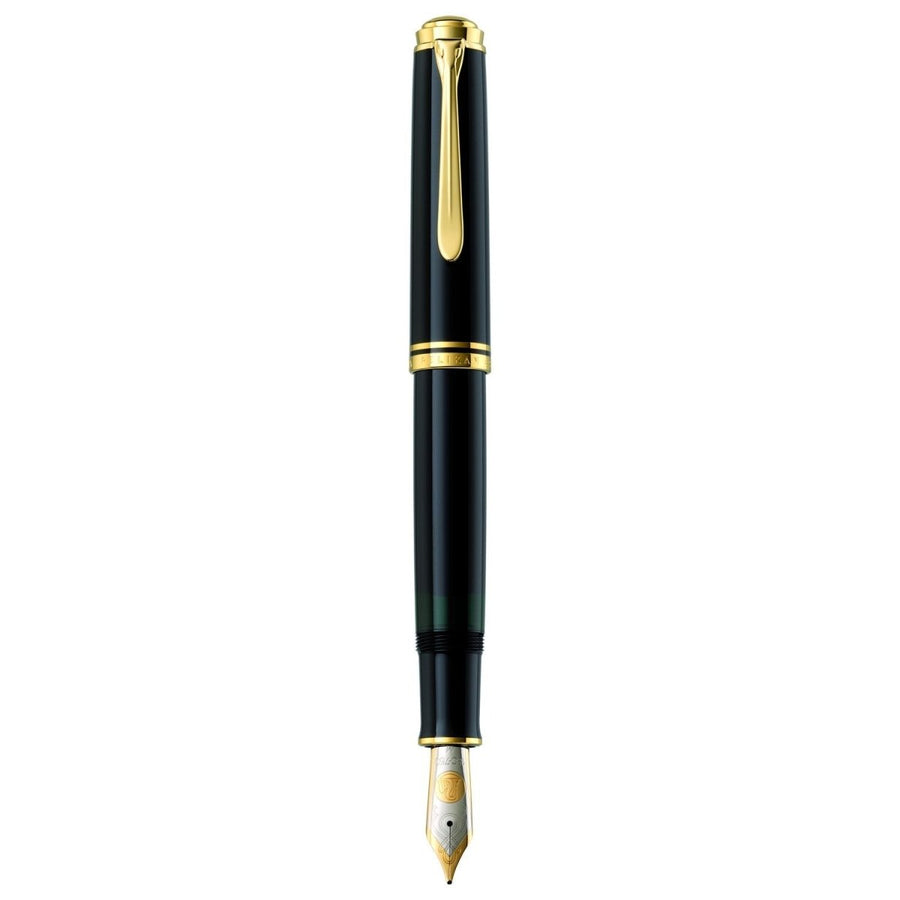 Pelikan Souveran M1000 Black Fountain Pen - SCOOBOO - PEP_SVRN_M1000_BLK_FPEF_987370 - Fountain Pen
