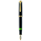 Pelikan Souveran M400 Black Fountain Pen - SCOOBOO - PEP_SVRN_M400_BLK_FPEF_985473 - Fountain Pen