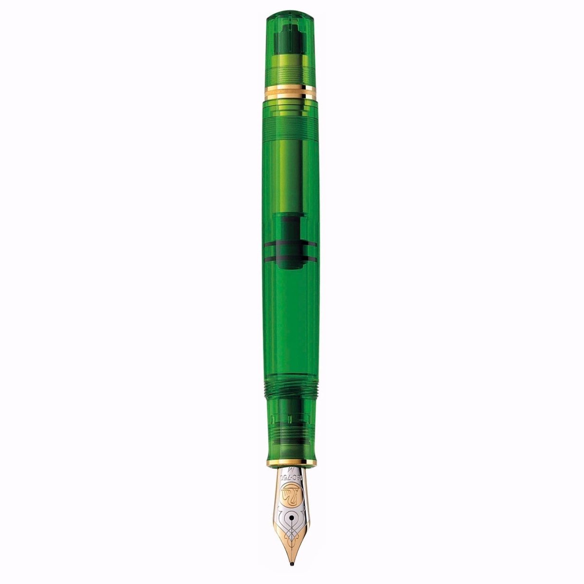 Pelikan Souveran M800 Green Demostrator Fountain Pen (Special Edition) - SCOOBOO - PEP_SVRN_M800_GRN_DEMO_FPF_821445 - Fountain Pen