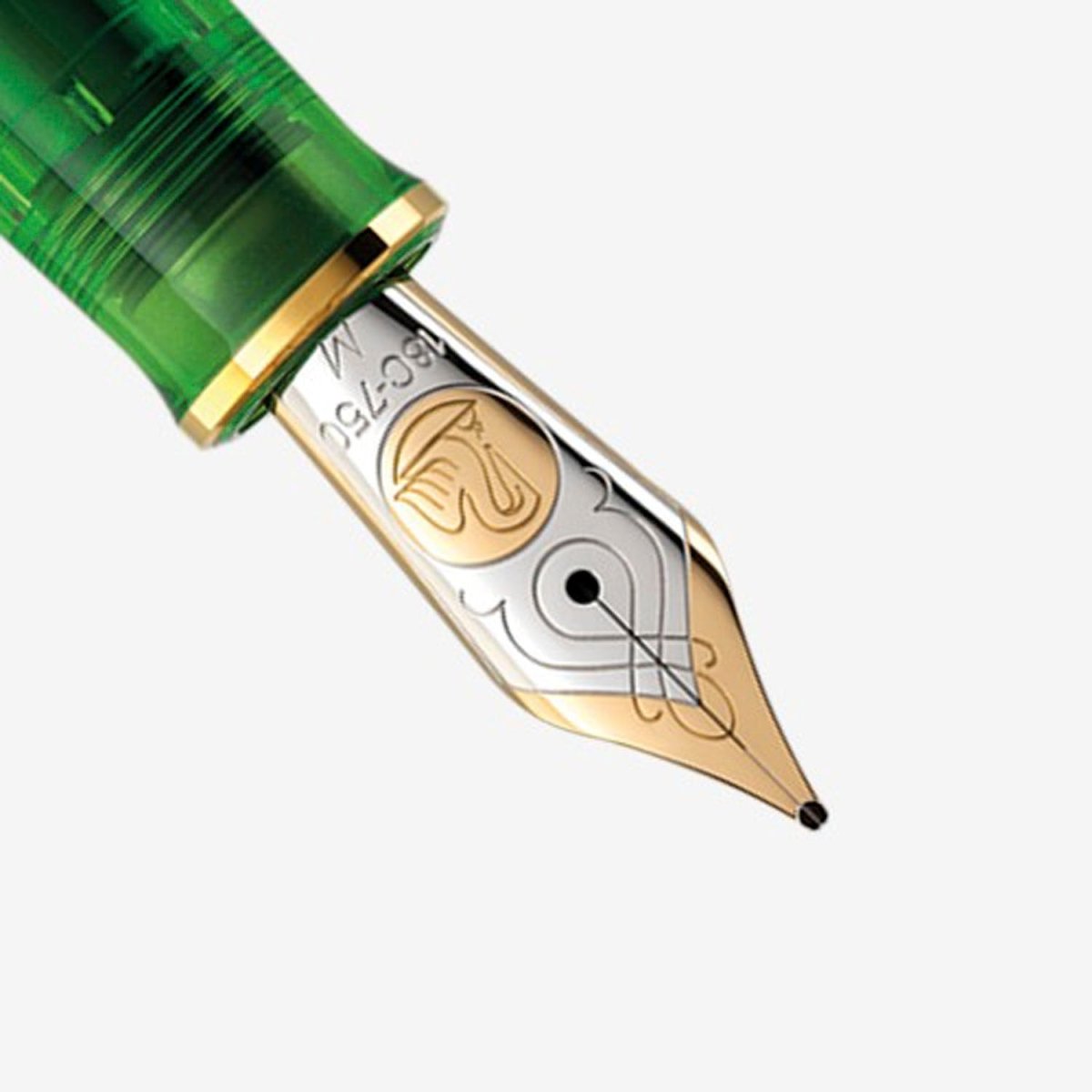 Pelikan Souveran M800 Green Demostrator Fountain Pen (Special Edition) - SCOOBOO - PEP_SVRN_M800_GRN_DEMO_FPF_821445 - Fountain Pen