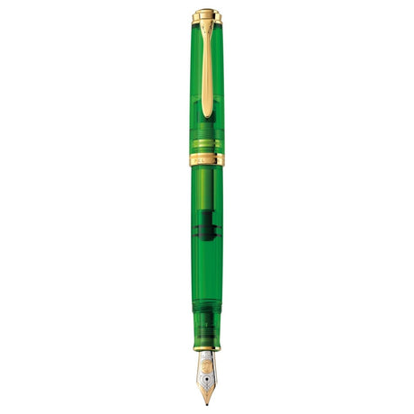 Pelikan Souveran M800 Green Demostrator Fountain Pen (Special Edition) - SCOOBOO - PEP_SVRN_M800_GRN_DEMO_FPF_821445 - Fountain Pen