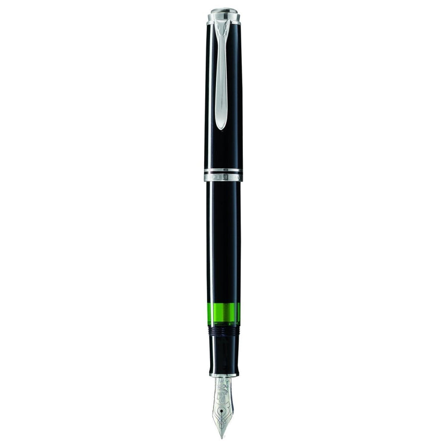 Pelikan Souveran M805 Black Fountain Pen - SCOOBOO - PEP_SVRN_M805_BLK_FPEF_925487 - Fountain Pen