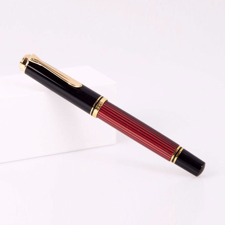 Pelikan Souveran R400 Black/Red Roller Ball Pen 925305 - SCOOBOO - PEP_SVRN_R400_BLKRED_RB_925305 - Roller Ball Pen