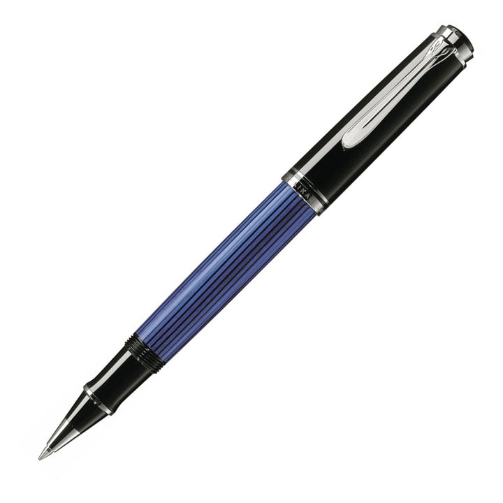 Pelikan Souveran R405 Black/Blue Roller Ball Pen 932988 - SCOOBOO - PEP_SVRN_R405_BLKBLU_RB_932988 - Roller Ball Pen