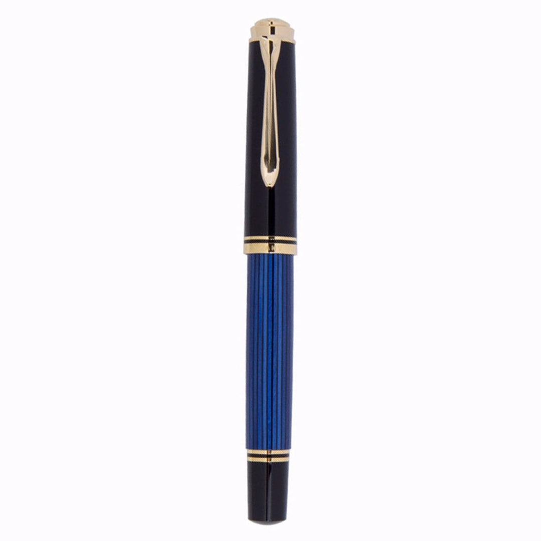 Pelikan Souveran R600 Black/Blue Roller Ball Pen 988246 - SCOOBOO - PEP_SVRN_R600_BLKBLU_RB_988246 - Roller Ball Pen