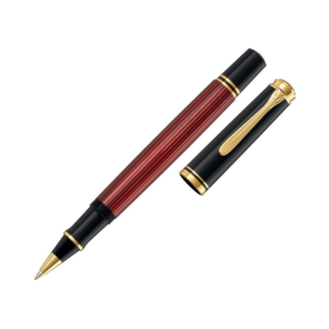 Pelikan Souveran R600 Black/Red Roller Ball Pen 928945 - SCOOBOO - PEP_SVRN_R600_BLKRED_RB_928945 - Roller Ball Pen