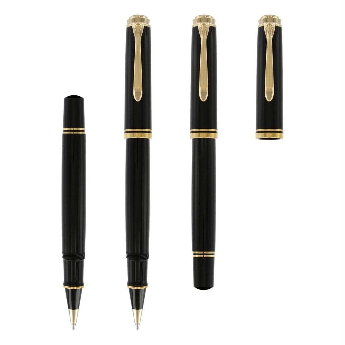 Pelikan Souveran R800 Black Roller Ball Pen 987982 - SCOOBOO - PEP_SVRN_R800_BLK_RB_987982 - Roller Ball Pen