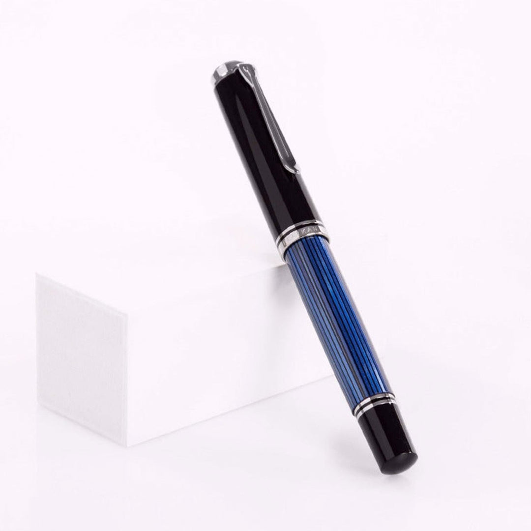 Pelikan Souveran R805 Black/Blue Roller Ball Pen 933663 - SCOOBOO - PEP_SVRN_R805_BLKBLU_RB_933663 - Roller Ball Pen