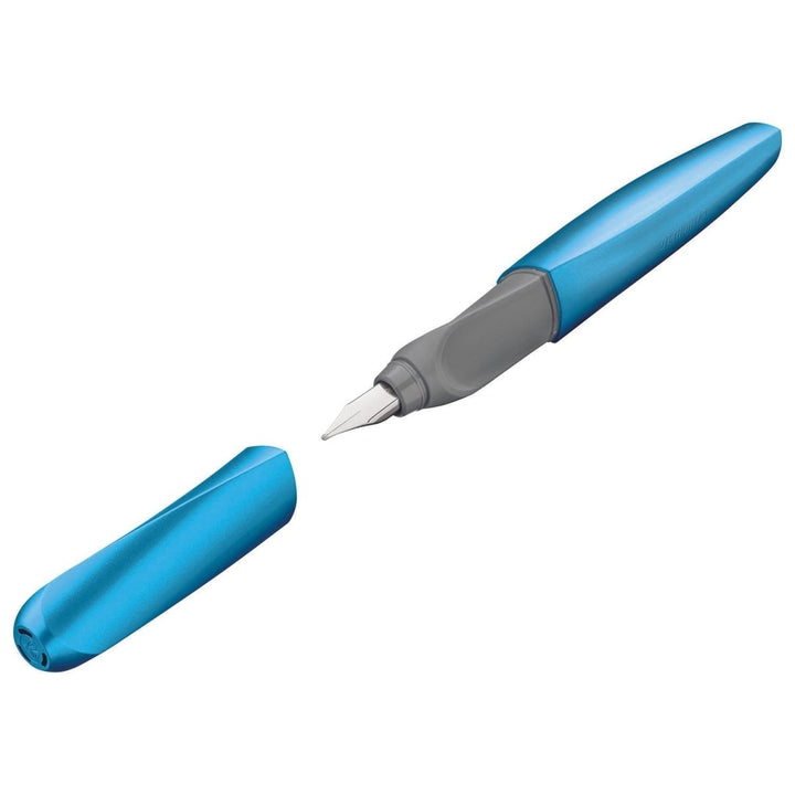 Pelikan Twist P457 Fountain Pen (Frosted Blue) - SCOOBOO - PE_TWS_P457_FRSBLU_FPM_811255 - Fountain Pen