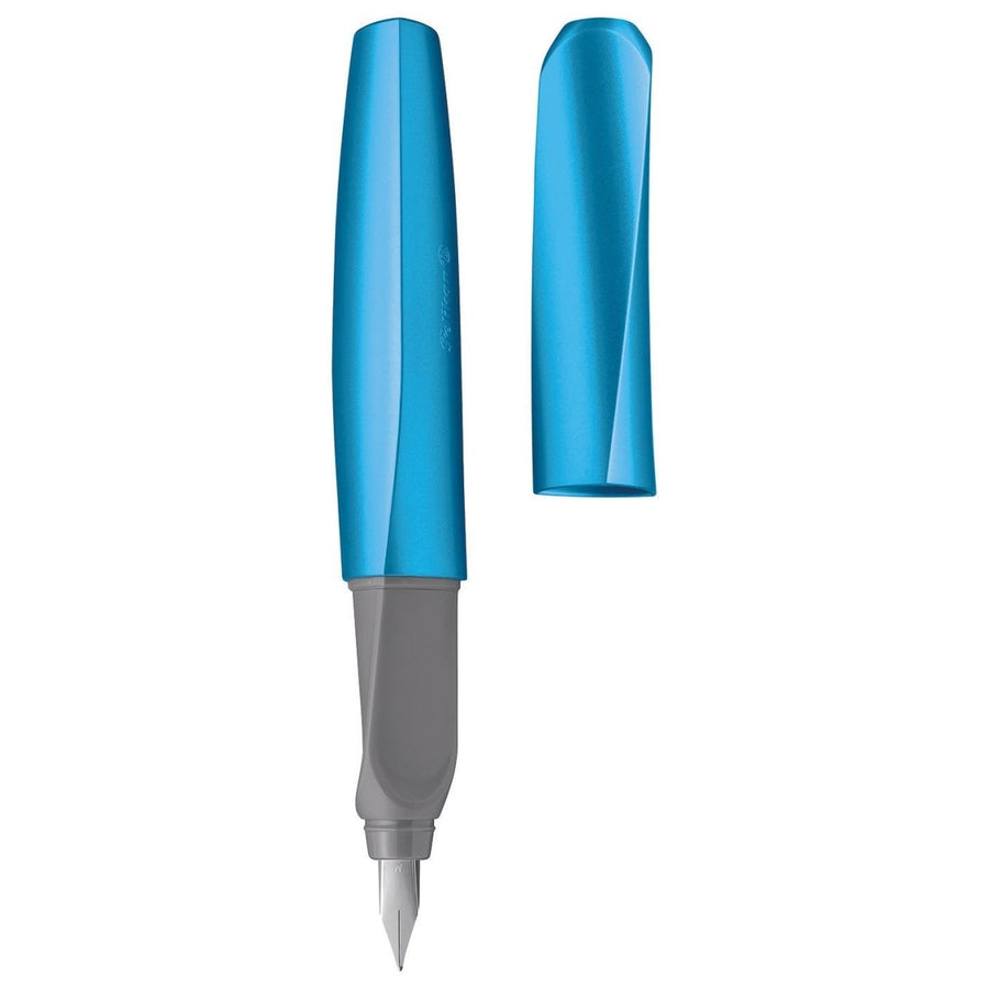 Pelikan Twist P457 Fountain Pen (Frosted Blue) - SCOOBOO - PE_TWS_P457_FRSBLU_FPM_811255 - Fountain Pen
