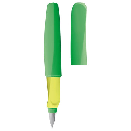 Pelikan Twist P457 Fountain Pen (Neon Green) - SCOOBOO - PE_TWS_P457_NEOGRN_FPM_807258 - Fountain Pen