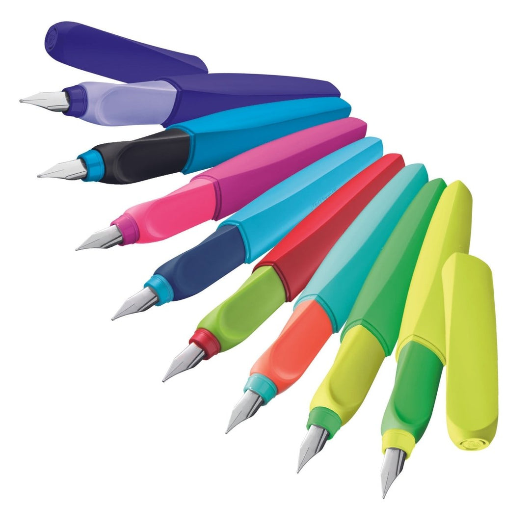 Pelikan Twist P457 Fountain Pen (Neon Green) - SCOOBOO - PE_TWS_P457_NEOGRN_FPM_807258 - Fountain Pen