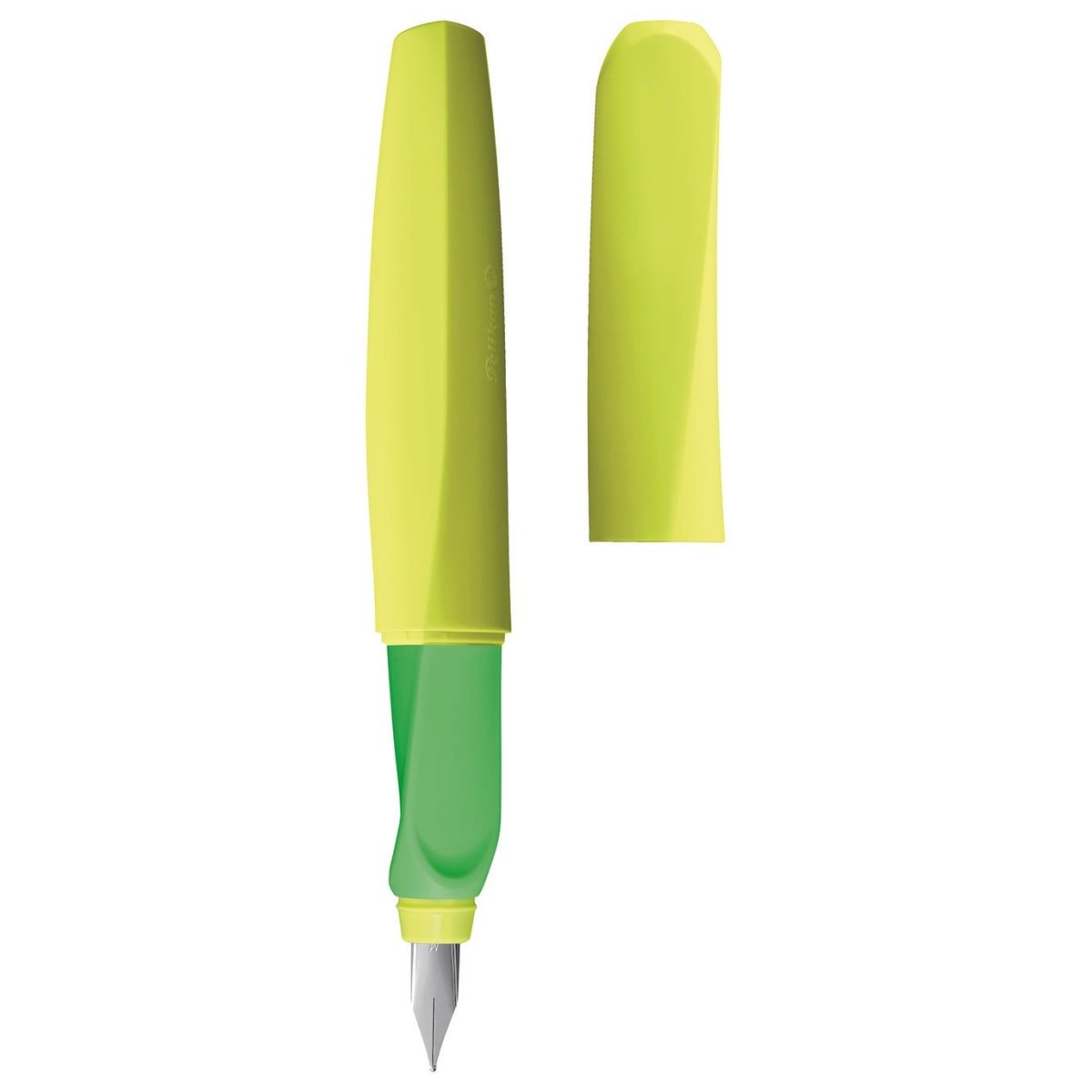 Pelikan Twist P457 Fountain Pen (Neon Yellow) - SCOOBOO - PE_TWS_P457_NEOYLW_FPM_807272 - Fountain Pen