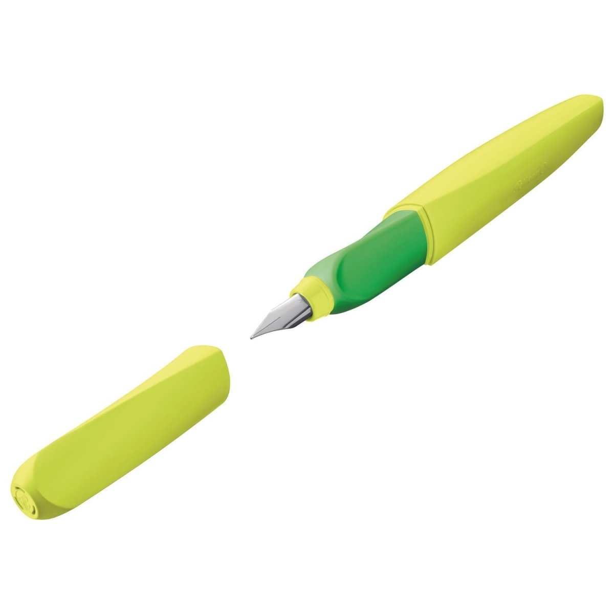 Pelikan Twist P457 Fountain Pen (Neon Yellow) - SCOOBOO - PE_TWS_P457_NEOYLW_FPM_807272 - Fountain Pen