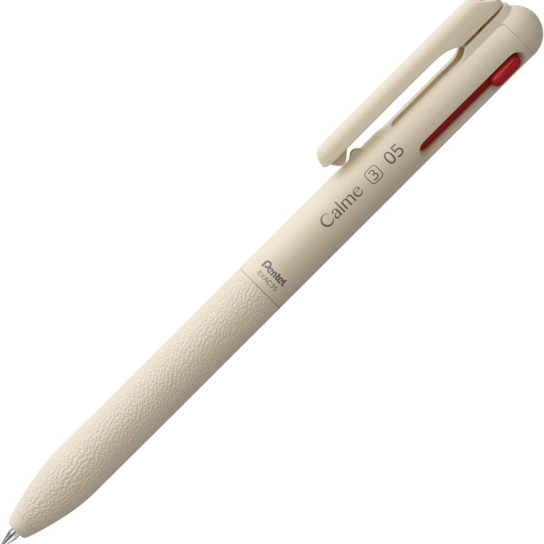 Pentel Calme Tricolor Ballpoint Pen - SCOOBOO - BXAC35H - Ball Pen