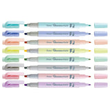 Pentel DUAL TIP HIGHLIGHTER PASTEL ILLUMINA FLEX (TWN) - SCOOBOO - SLW11P-CE - Highlighter