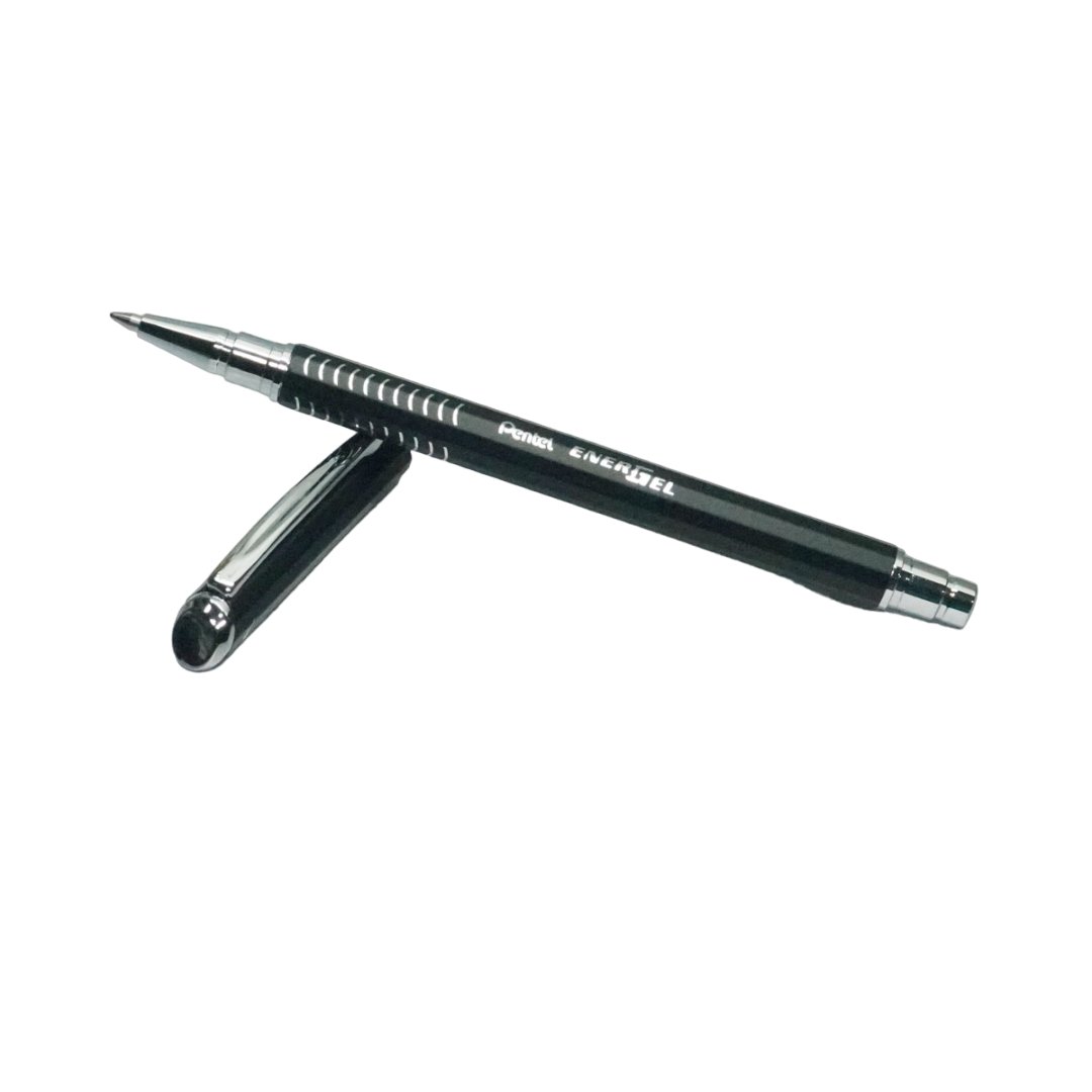 Pentel Energel Metal Lite Gel Roller Pen (0.7mm) - SCOOBOO - BL458-Red - Gel Pens