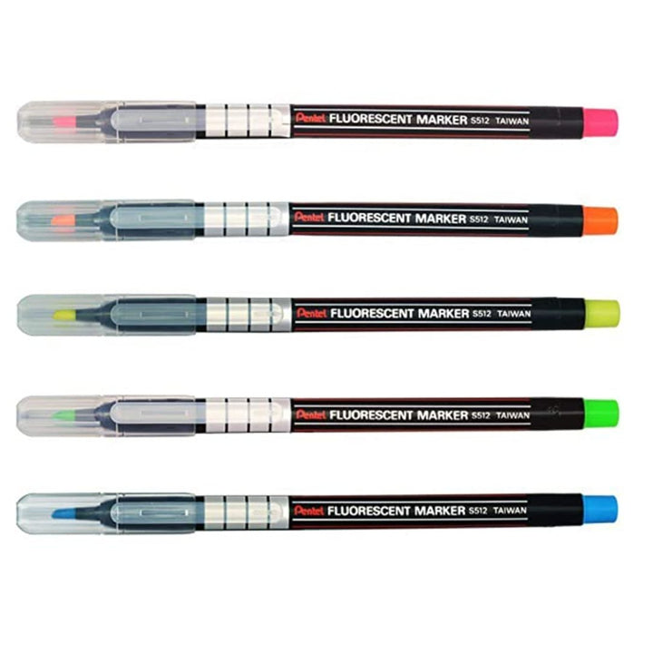 Pentel HIGHLIGHTER - 5PC SET - SCOOBOO - S512-5PC - MARKERS