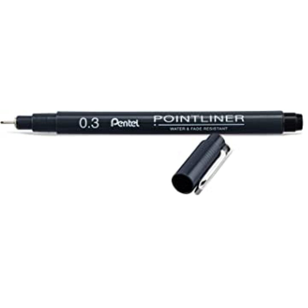 Pentel POINTLINER PIGMENT INK PEN (CALLIGRAPH) 3PC SET - SCOOBOO - S20P-3PC - Calligraphy Pens