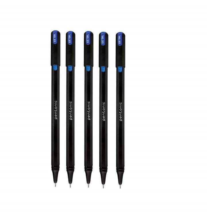 Pentonic 0.6mm Gel Pens Pack of 5 - SCOOBOO - 856-B - Gel Pens