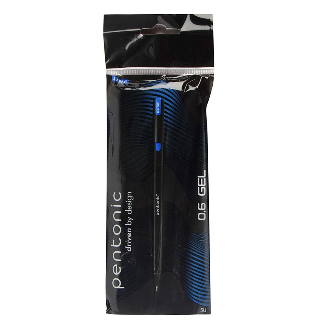 Pentonic 0.6mm Gel Pens Pack of 5 - SCOOBOO - 856-K - Gel Pens