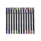 Pentonic Multicolour 0.6mm Gel Pen Set With Hard Box Case - SCOOBOO - 856 - Gel Pens