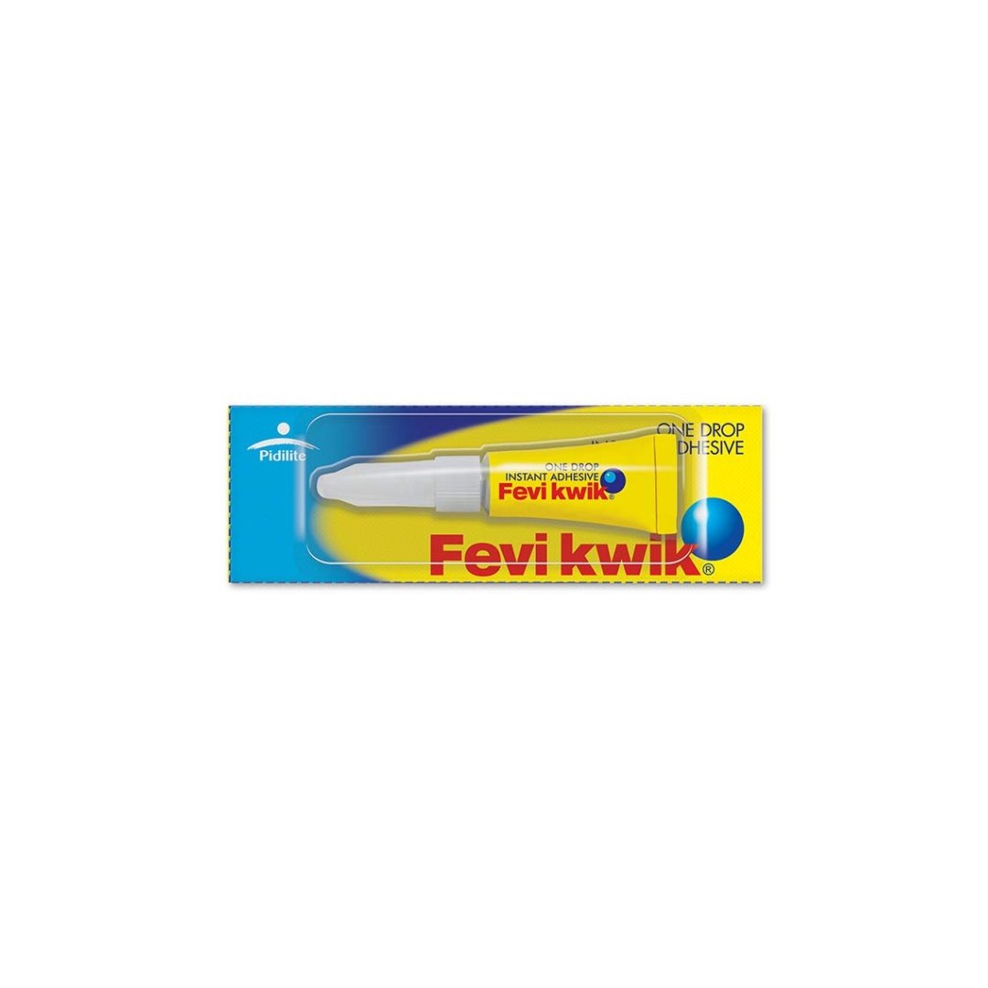Pidilite Multi-Purpose Fevikwik Gel One Drop Instant Adhesive (2g)-Pack ...