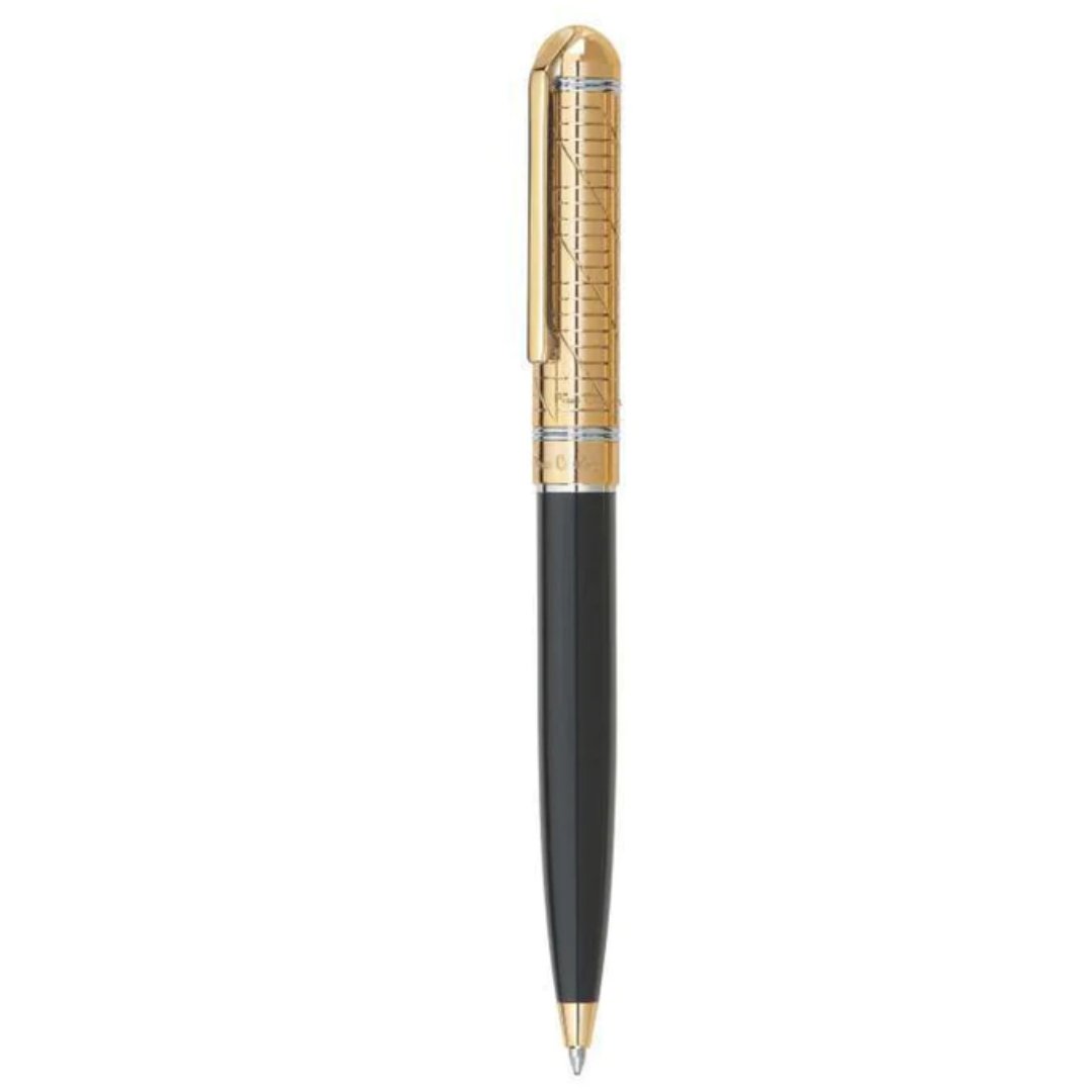 Pierre Cardin Crown Black & Gold Ball Pen - SCOOBOO - Ball Pen