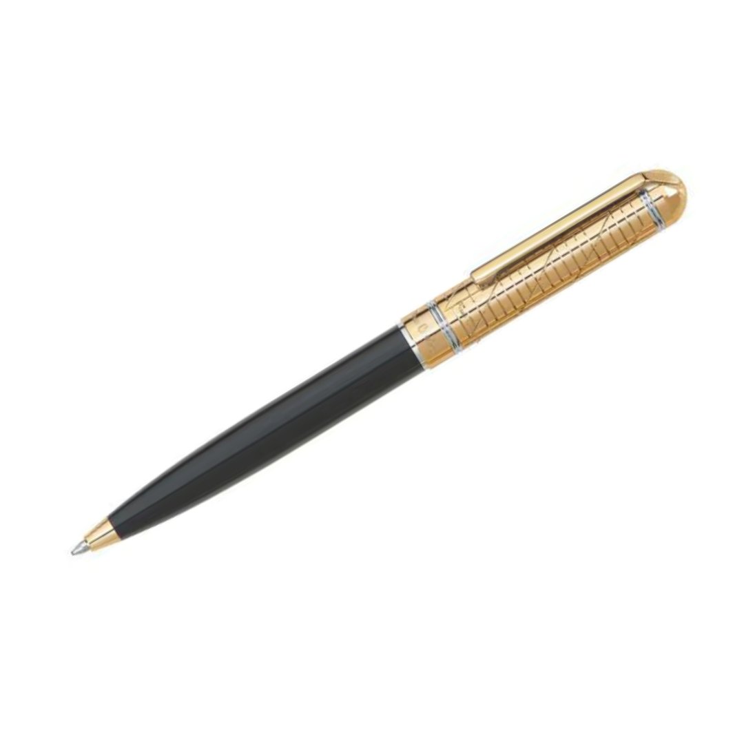 Pierre Cardin Crown Black & Gold Ball Pen - SCOOBOO - Ball Pen