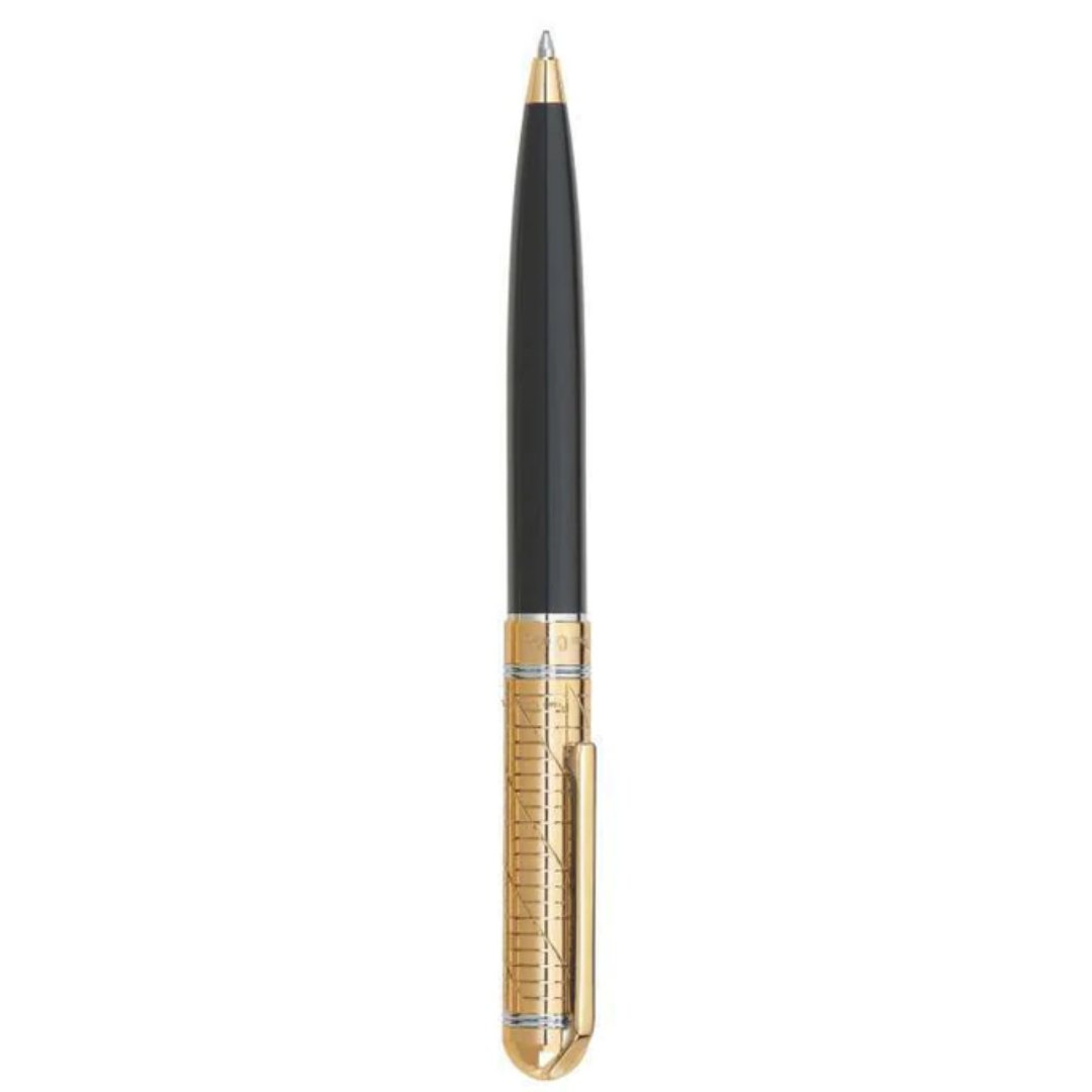 Pierre Cardin Crown Black & Gold Ball Pen - SCOOBOO - Ball Pen