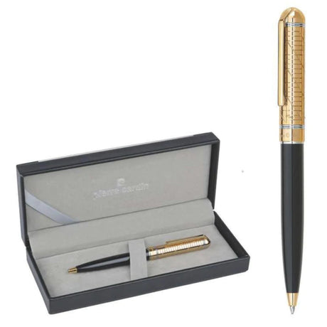 Pierre Cardin Crown Black & Gold Ball Pen - SCOOBOO - Ball Pen