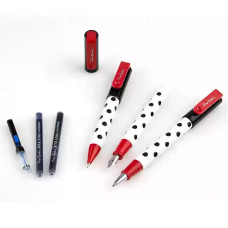 Pierre Cardin Hollywood Set Of Fountain Pen, Ball Pen & Roller Pen - SCOOBOO - -