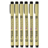 PIGMA Water-Based Marker-Black 6 PC - SCOOBOO - XSDK-6J - Marker