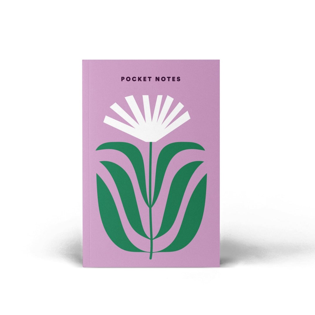 Piko Pocket Notebook - SCOOBOO - PN_floral05 - Plain