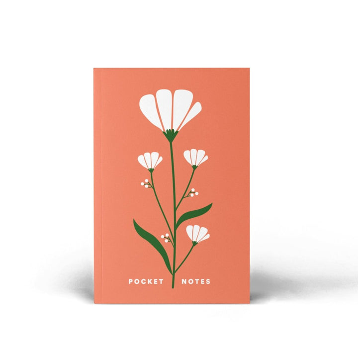Piko Pocket Notebook - SCOOBOO - PN_floral06 - Plain