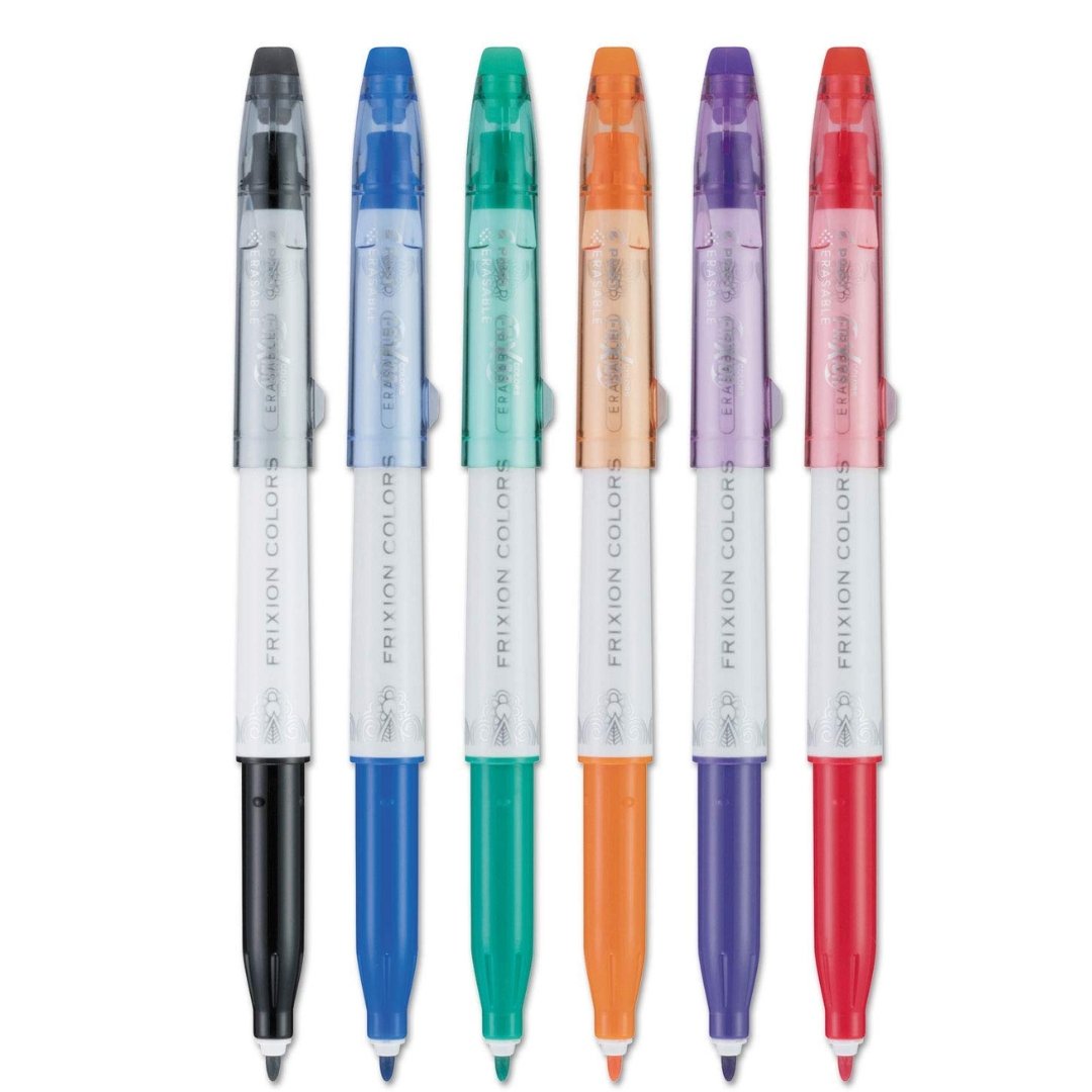 Pilot Frixion Color Pen Pack Of 6 - SCOOBOO - 861 - Fineliner