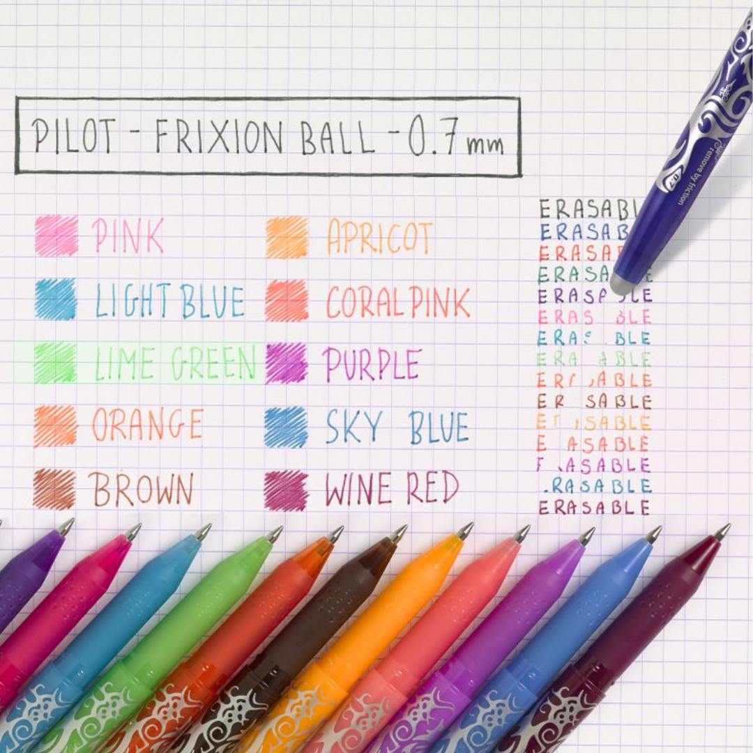 Pilot Frixion Erasable Ball Pen - SCOOBOO - 9000020457 - Ball Pen