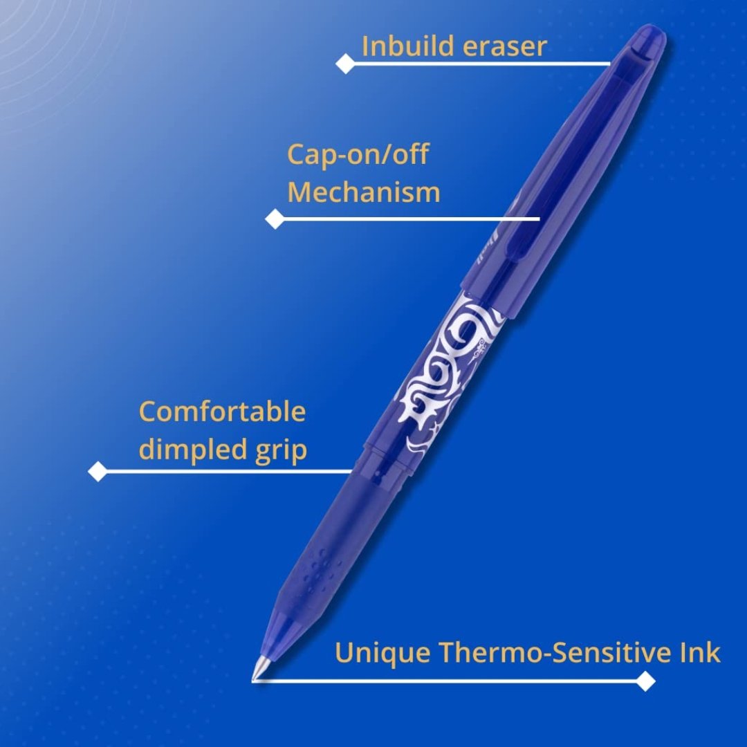 Pilot Frixion Series Ball Pen 0.7mm - SCOOBOO - 167 RT - Roller Ball Pen