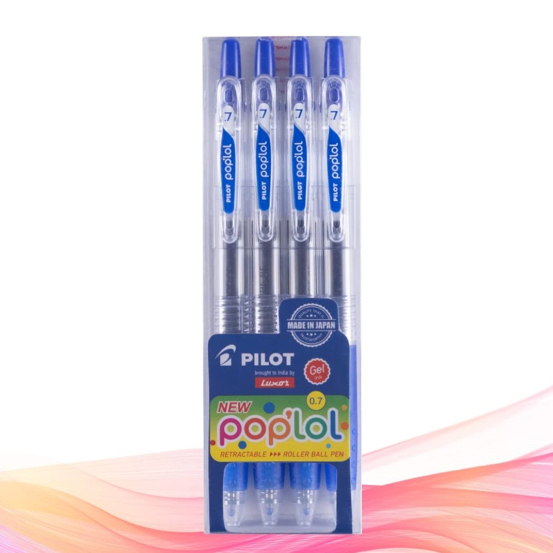 Pilot Poplol 0.7mm Gel Pens - SCOOBOO - 9000025306 - Gel Pens