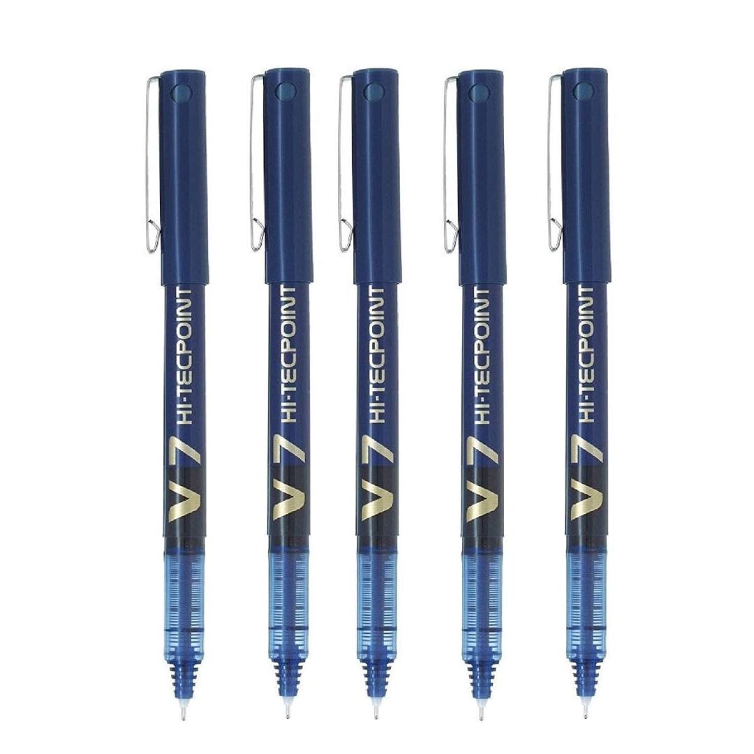 Pilot V7 Hi-Techpoint Gel Pens Pack Of 5 - SCOOBOO - 9000030090 - Gel Pens